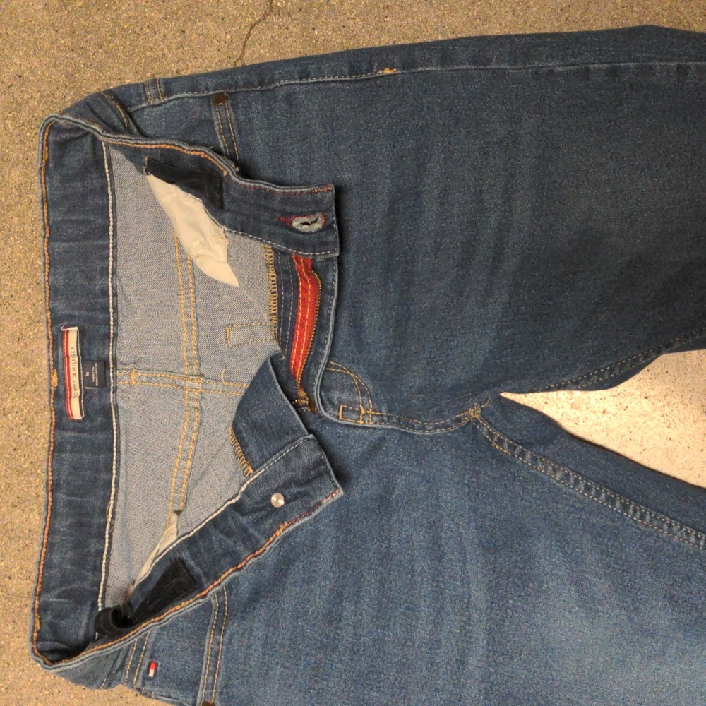 3/$15 Tommy Hilfiger girls skinny jean ultra rebel blue denim sz 16 youth EUC - Picture 4 of 10